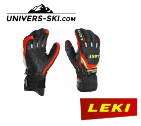 Gants de ski LEKI Adulte Worldcup Race Coach Flex S GTX Rouge