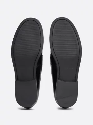 Mocassins en cuir verni | Noir | Tommy Hilfiger