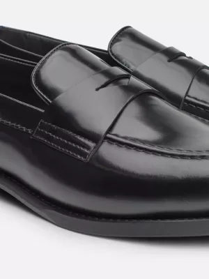 Mocassins en cuir verni | Noir | Tommy Hilfiger