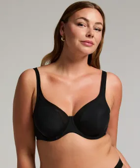 Soutien-gorge à armatures non-préformé en maille