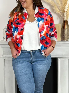 Veste fleurie Curve : Davis