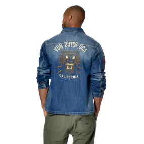 Veste VON DUTCH Denim Broderies Dos Baker